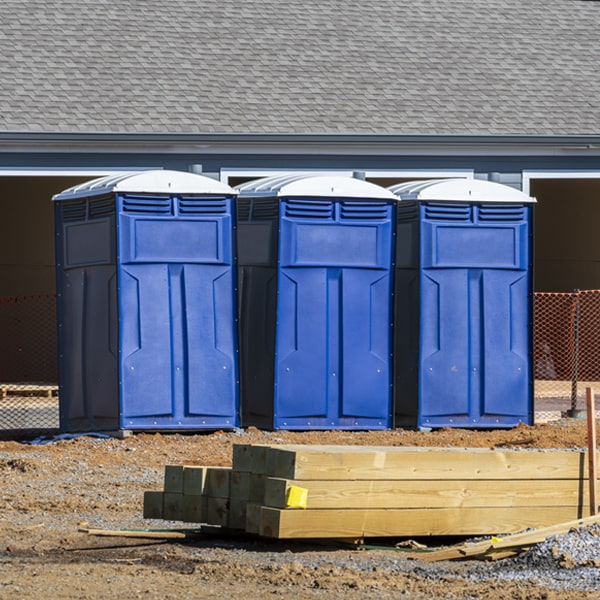 what is the maximum capacity for a single portable restroom in Price PA